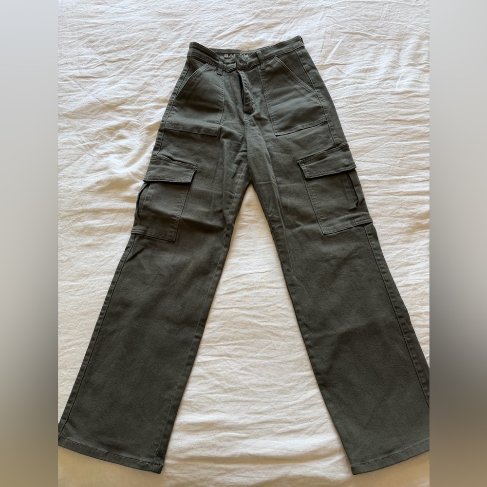 Balam Olive Green Cargo Utility Pants Size 7